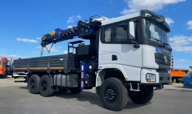 Бортовой автомобиль Shacman X3000 с КМУ Hangil HGC 986